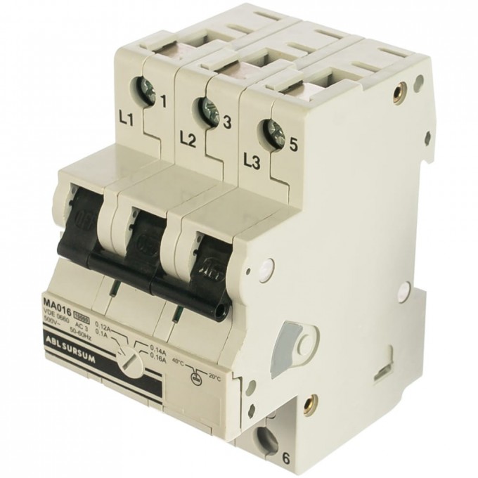 Автоматический выключатель защиты электродвигателей ABL MA016 MA016 (MA016M)